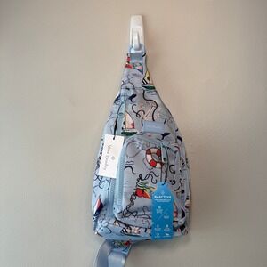 Vera Bradley Really Regatta ReActive Mini Sling Backpack Water Repellent NWT
